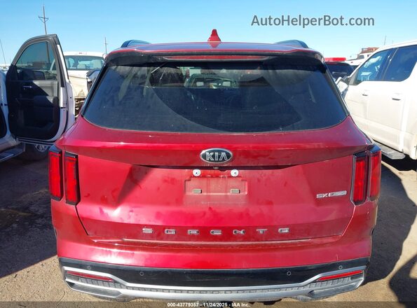 5XYRK4LF9MG066474 2021 KIA SORENTO Maroon 