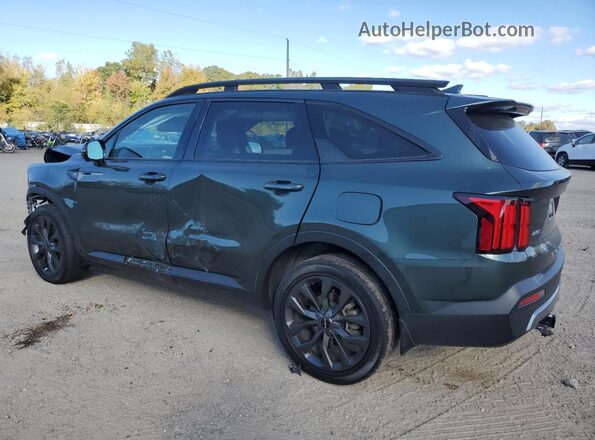 5XYRKDLFXNG108491 2022 KIA SORENTO Зеленый Задняя левая четверть