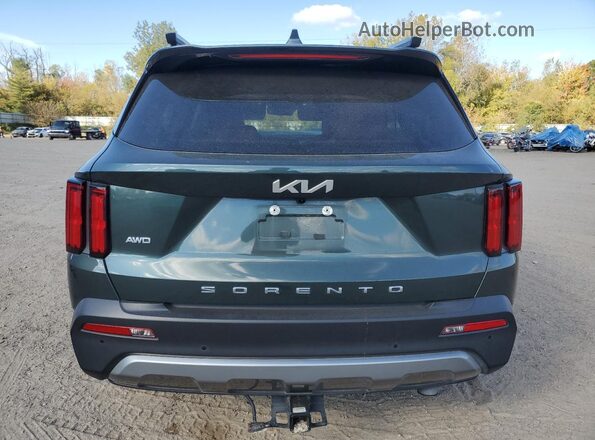 5XYRKDLFXNG108491 2022 KIA SORENTO Зеленый Вид сзади