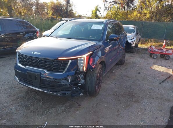 5XYRL4JC5RG287776 2024 KIA SORENTO Blue Vista tres cuartos delantera izquierda