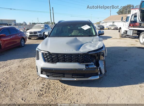 5XYRL4JCXRG282380 2024 KIA SORENTO Gray Вид щитка приладів