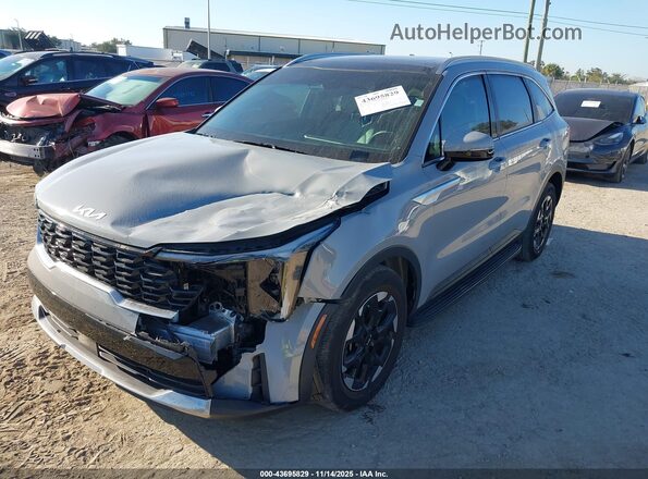 5XYRL4JCXRG282380 2024 KIA SORENTO Gray Вид спереду