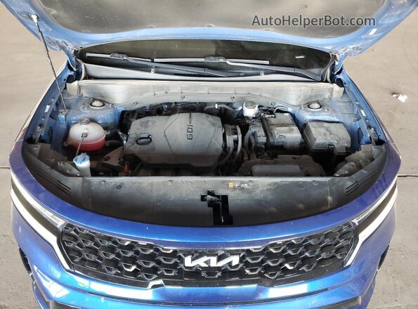 5XYRL4LC1NG082981 2022 KIA SORENTO Синий Вид подкапотного пространства