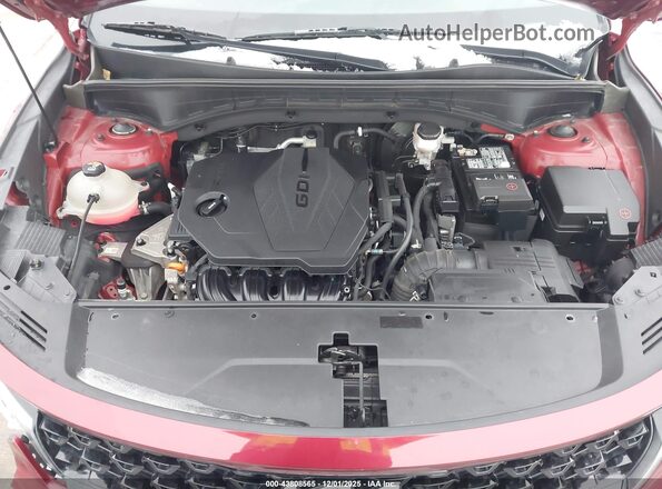5XYRL4LC2NG085324 2022 KIA SORENTO Burgundy უკანა ხედი