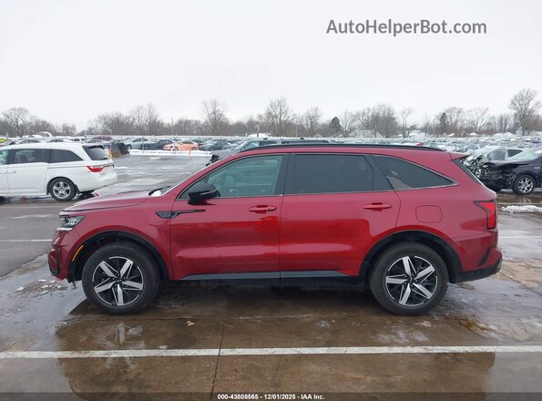 5XYRL4LC2NG085324 2022 KIA SORENTO Burgundy 