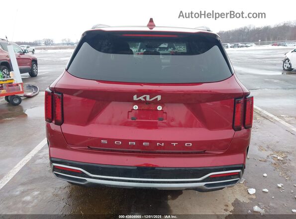 5XYRL4LC2NG085324 2022 KIA SORENTO Burgundy 