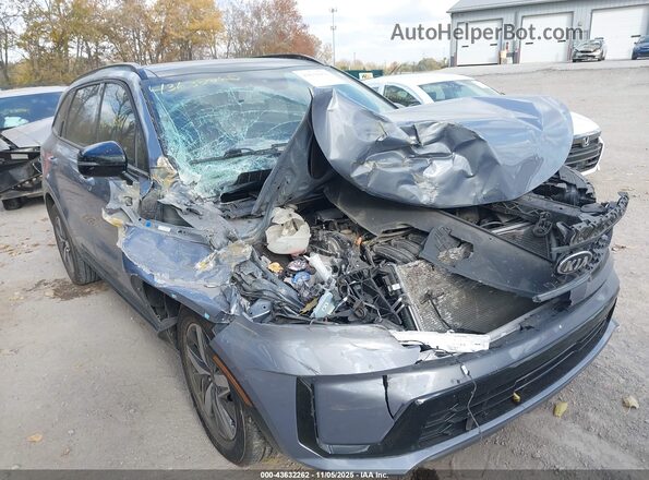 5XYRL4LC3MG060656 2021 KIA SORENTO Gray Front view