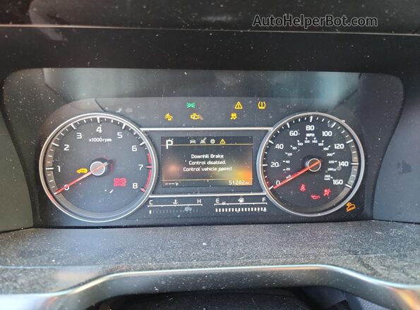 5XYRL4LC3NG120260 2022 KIA SORENTO Белый Вид щитка приборов