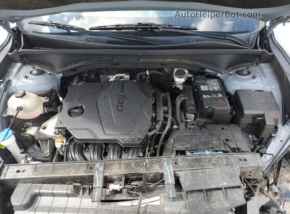 5XYRL4LC9NG131795 2022 KIA SORENTO Blue Вид підкапотного простору