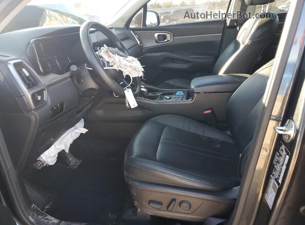 5XYRLDLC7NG082158 2022 KIA SORENTO Gray წინა სალონის ხედი