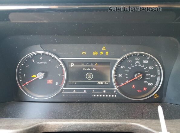 5XYRLDLC7NG082158 2022 KIA SORENTO Gray ხელსაწყოთა პანელის ხედი