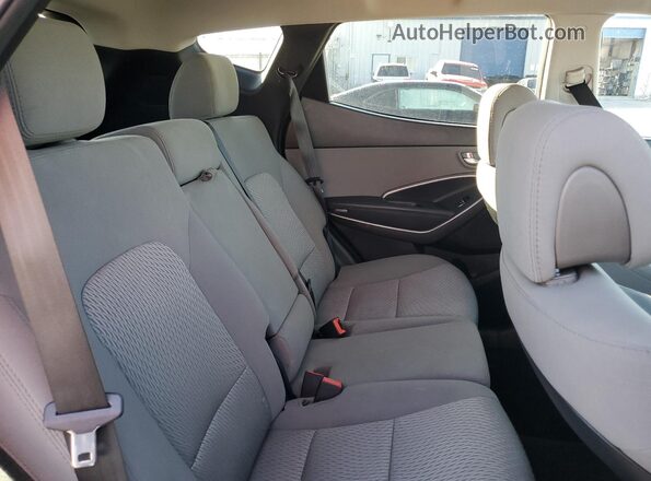 5XYZT3LB5GG337474 2016 HYUNDAI SANTA Silver Հետևի նստատեղերի տեսք