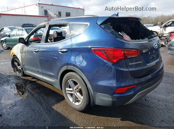 5XYZU3LB4JG511345 2018 HYUNDAI SANTA FE SPORT Blue 