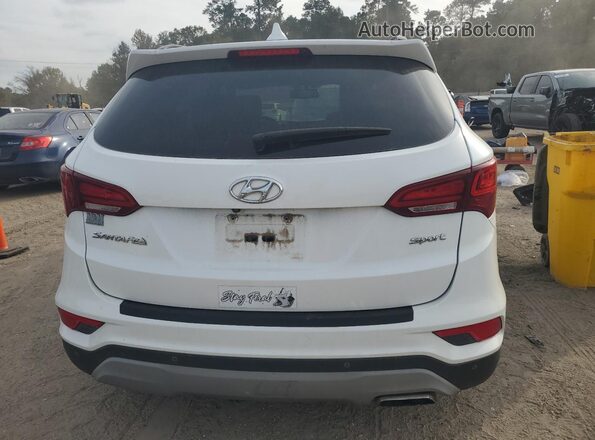 5XYZU3LB4JG567480 2018 HYUNDAI SANTA Белый Вид сзади