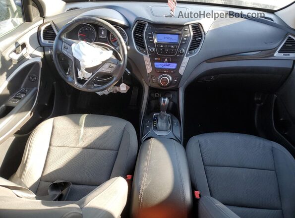 5XYZUDLB8GG306268 2016 HYUNDAI SANTA Black Вид панелі приладів
