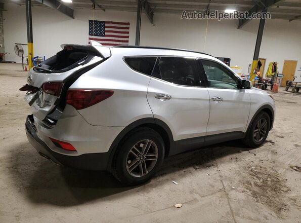 5XYZUDLBXJG522601 2018 HYUNDAI SANTA Silver Tył prawy