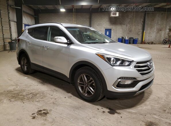 5XYZUDLBXJG522601 2018 HYUNDAI SANTA Silver Przód prawy