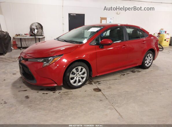 5YFEPRAEXLP092275 2020 TOYOTA LL Red წინა მარცხენა ხედი სამი მეოთხედიდან