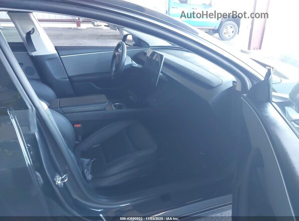 5YJ3E1EA2RF727144 2024 TESLA MODEL 3 Black Front interior view