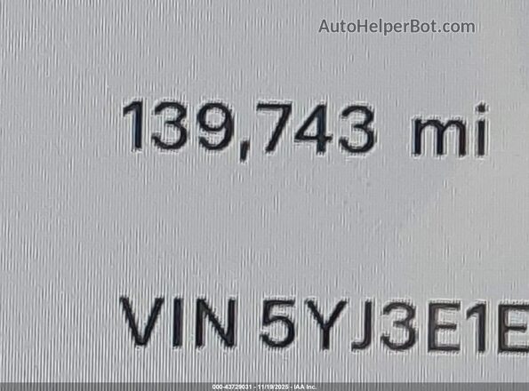 5YJ3E1EA3LF740749 2020 TESLA MODEL 3 Blue 