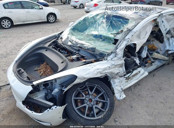 5YJ3E1EB0MF045316 2021 TESLA MODEL 3 White Front view