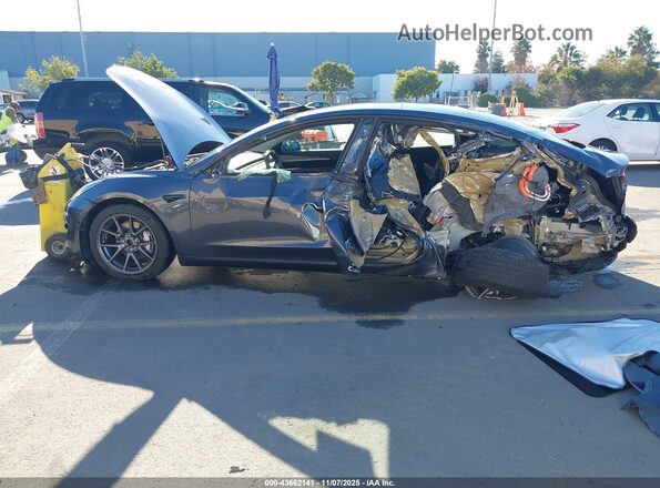 5YJ3E1EB0MF999077 2021 TESLA MODEL 3 Gray Панорамний вид салону 360°