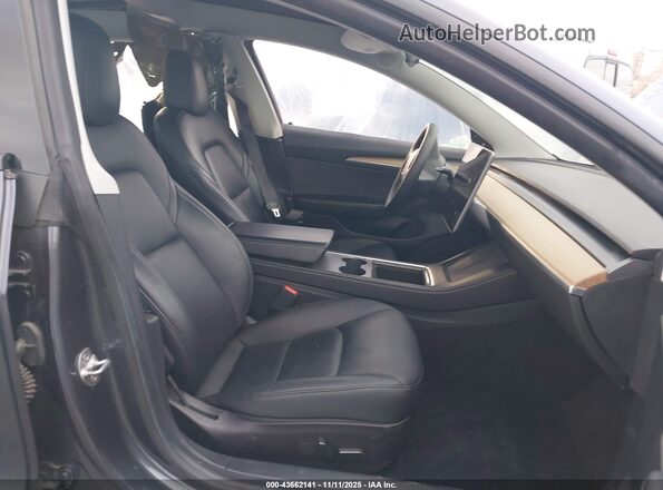 5YJ3E1EB0MF999077 2021 TESLA MODEL 3 Gray Вид салону спереду