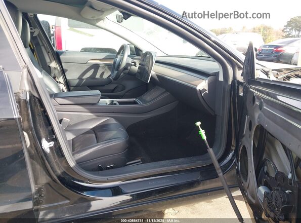 5YJ3E1EB0NF124955 2022 TESLA MODEL 3 Black Widok wnętrza z przodu