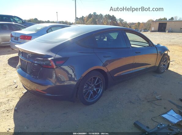5YJ3E1EB0NF174464 2022 TESLA MODEL 3 Gray Trasero derecho