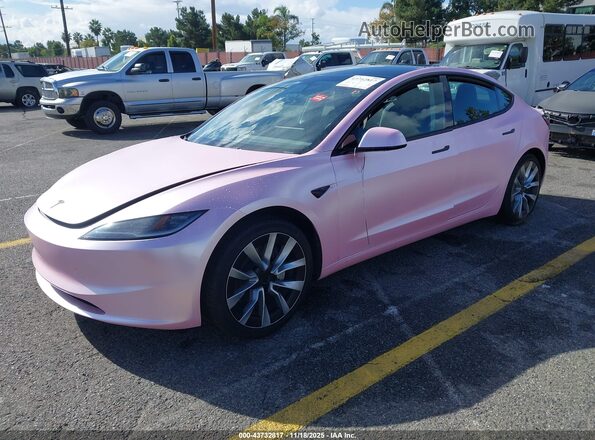 5YJ3E1EB0RF824254 2024 TESLA MODEL 3 Pink Przód lewy