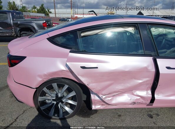 5YJ3E1EB0RF824254 2024 TESLA MODEL 3 Pink 