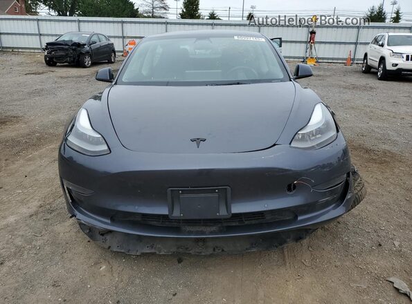 5YJ3E1EB1NF165109 2022 TESLA MODEL Gray Vista frontal