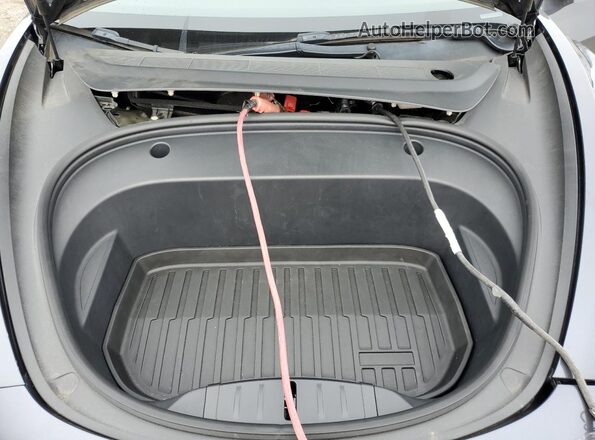 5YJ3E1EB1NF165109 2022 TESLA MODEL Gray Vista interior trasera