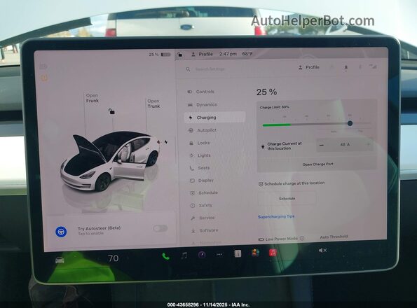 5YJ3E1EB1NF228113 2022 TESLA MODEL 3 White 