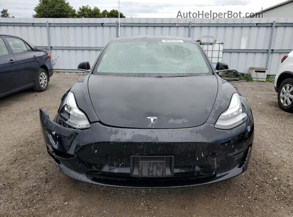 5YJ3E1EB2KF415033 2019 TESLA MODEL Black Front view