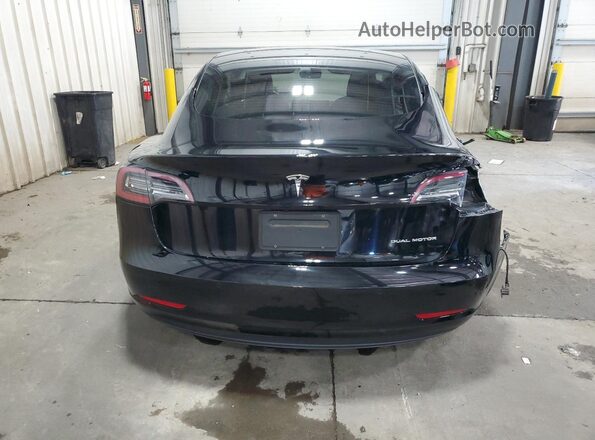 5YJ3E1EB2NF195560 2022 TESLA MODEL Черный Вид сзади