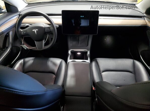 5YJ3E1EB2NF195560 2022 TESLA MODEL Черный Вид панели приборов