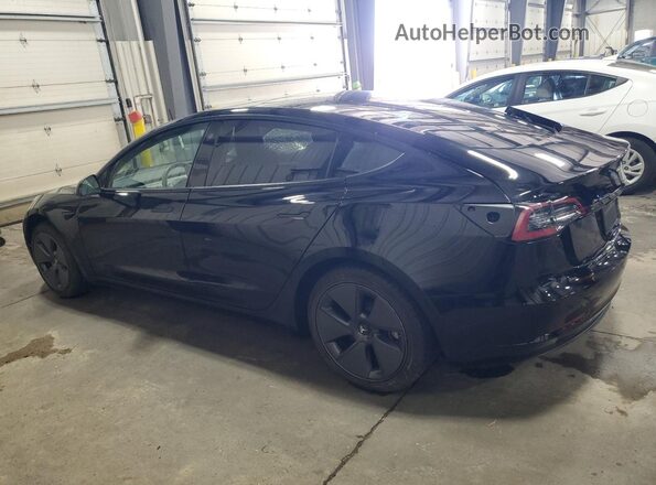 5YJ3E1EB2NF195560 2022 TESLA MODEL Черный Задняя левая четверть