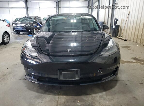 5YJ3E1EB2NF195560 2022 TESLA MODEL Черный Вид спереди