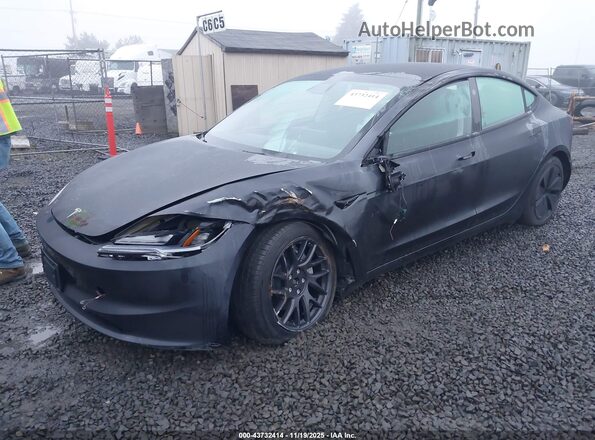 5YJ3E1EB2RF736726 2024 TESLA MODEL 3 Gray წინა მარცხენა ხედი სამი მეოთხედიდან