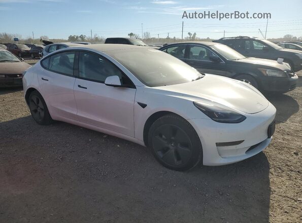 5YJ3E1EB4NF126496 2022 TESLA MODEL White Delantero derecho