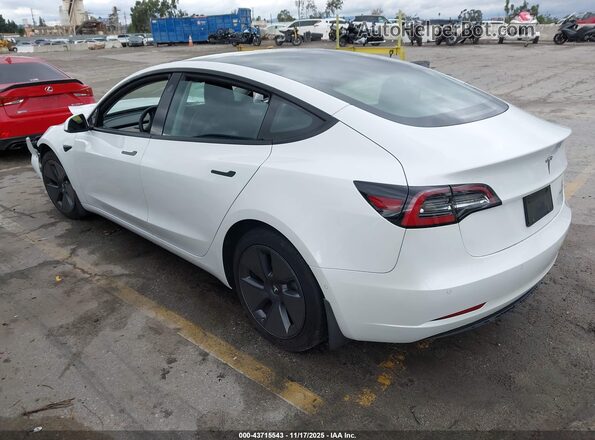 5YJ3E1EB4NF182955 2022 TESLA MODEL 3 White 