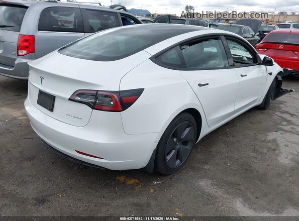 5YJ3E1EB4NF182955 2022 TESLA MODEL 3 White 
