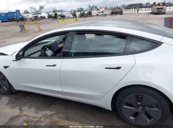5YJ3E1EB4NF182955 2022 TESLA MODEL 3 White 
