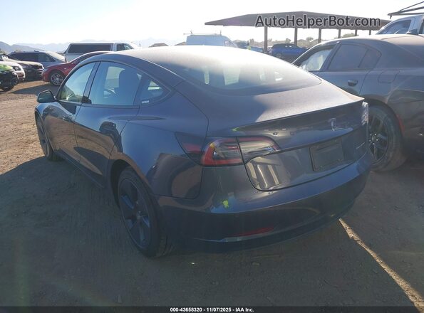 5YJ3E1EB4NF207000 2022 TESLA MODEL 3 Серый Задняя левая четверть