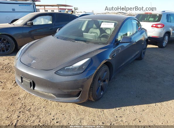 5YJ3E1EB4NF207000 2022 TESLA MODEL 3 Серый Передняя левая четверть