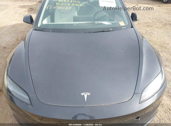 5YJ3E1EB4RF758808 2024 TESLA MODEL 3 Gray Вид ззаду