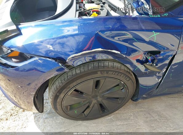 5YJ3E1EB4RF830476 2024 TESLA MODEL 3 Blue Vista frontal