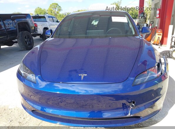 5YJ3E1EB4RF830476 2024 TESLA MODEL 3 Blue Vista del cuadro de instrumentos