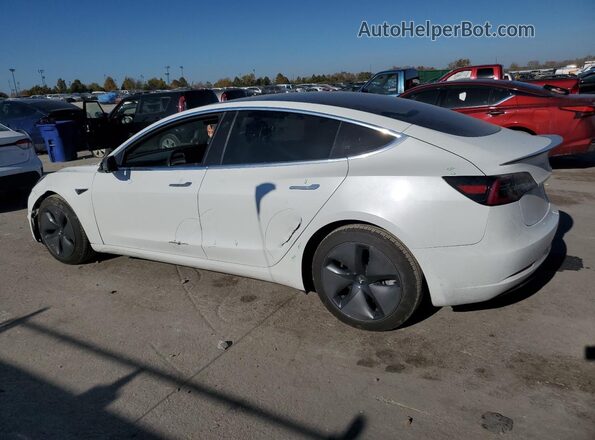 5YJ3E1EB5JF092255 2018 TESLA MODEL White Trasero izquierdo